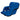 Alternate view regular sized adjustable stadium chair - blue
