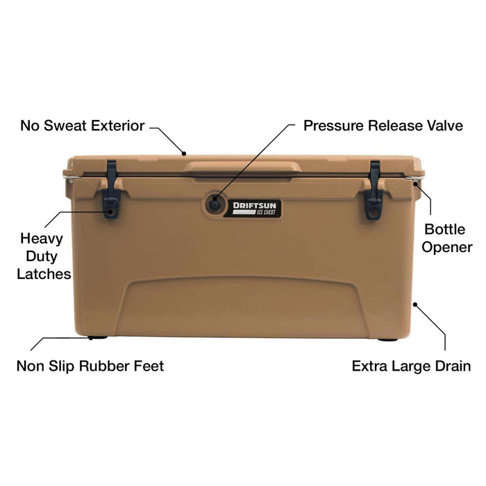 Tan Callout Ice chest