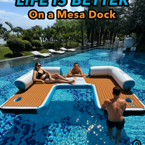 10ft x 7ft Floating Lounge-C Oasis Mesa Dock