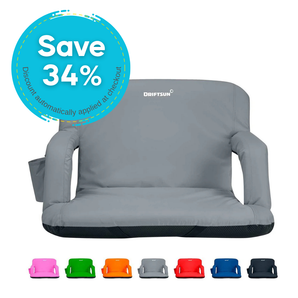 Driftsun Folding Stadium Seat, Reclining Bleacher Chair