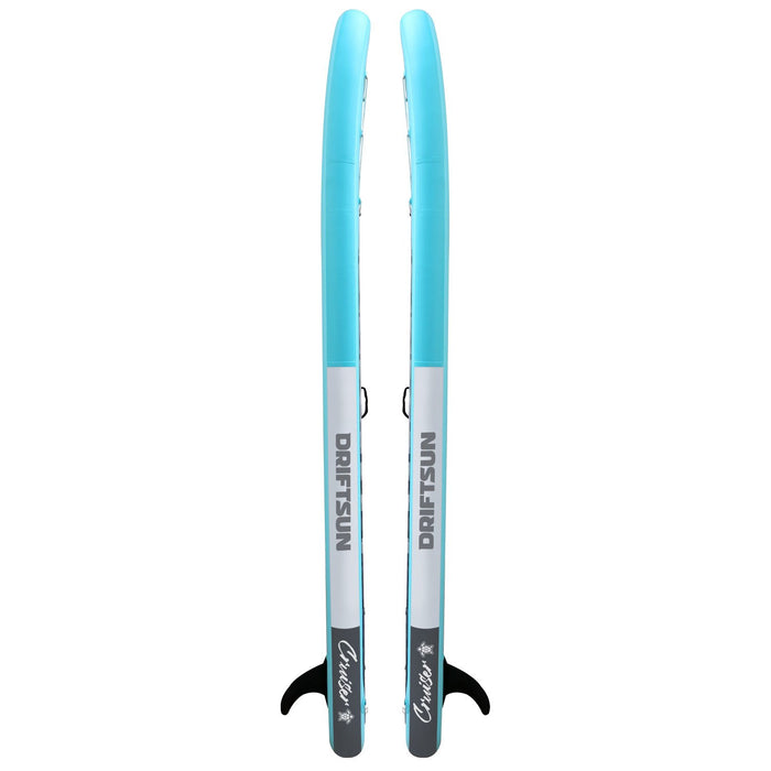 Driftsun 10’ 6" Cruiser Inflatable Paddleboard side view showing removable fin