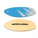 Front and back view of 30 inch Wood Skim Board with XPE Traction Pad