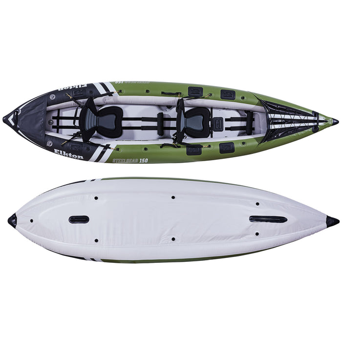 Elkton Outdoors Steelhead 2 Person Inflatable Fishing Kayak — Driftsun