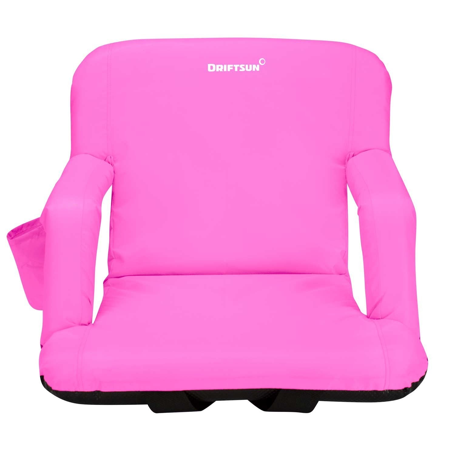 Folding Stadium Seats With Back Support - 6 Position Reclining Bleacher Chairs For Sports & Camping