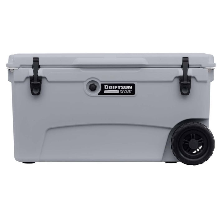 Driftsun 70 Quart Performance Rolling Ice Chest- Insulated Rotomolded Cooler